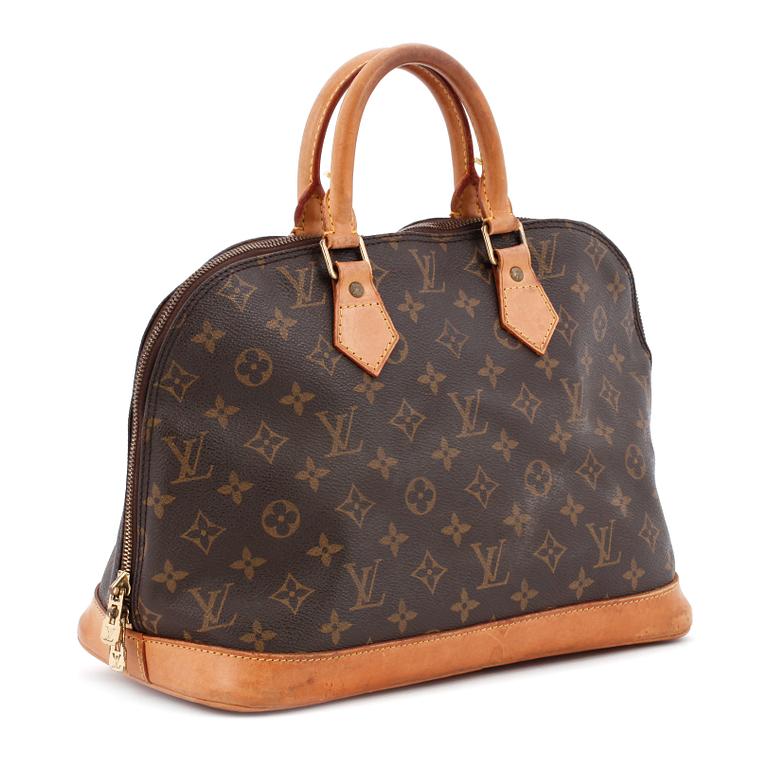 LOUIS VUITTON, a monogram canvas "Alma" bag.