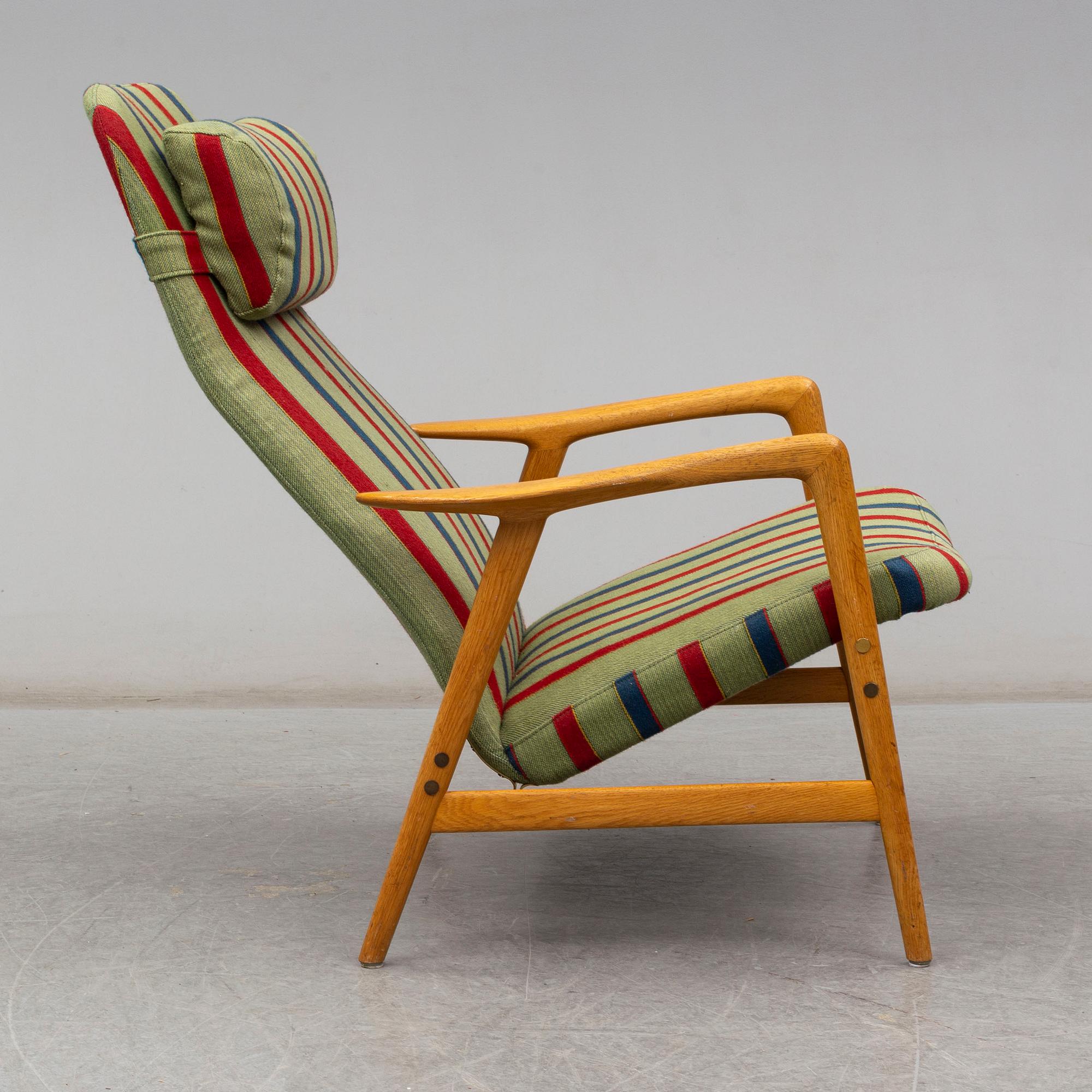 ALF SVENSSON, fåtölj, "Studio". Bra Bohag. 1950-60-tal.