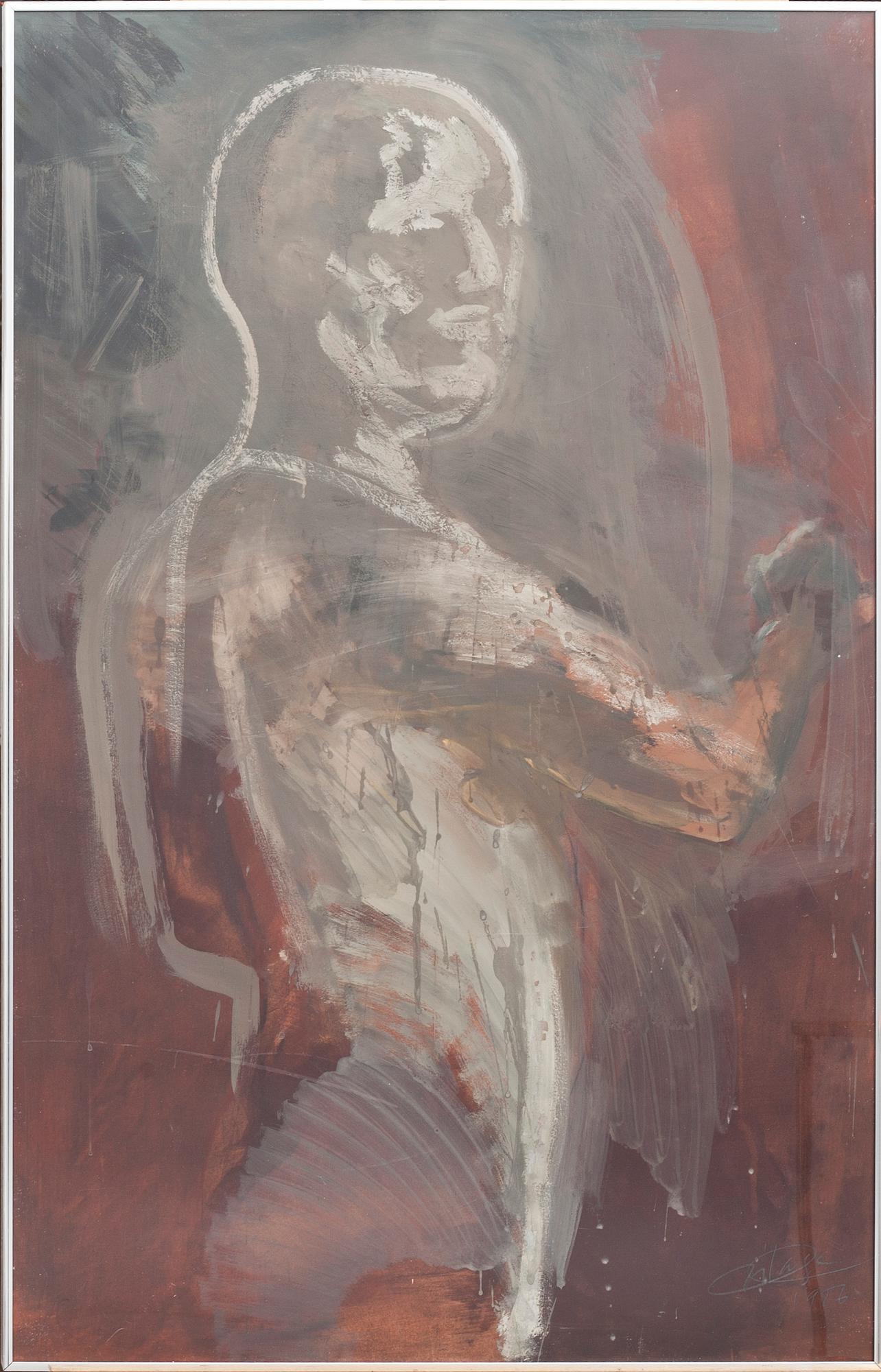 MICHEL VILAGE, gouache/akvarell, signerad och daterad 1987.