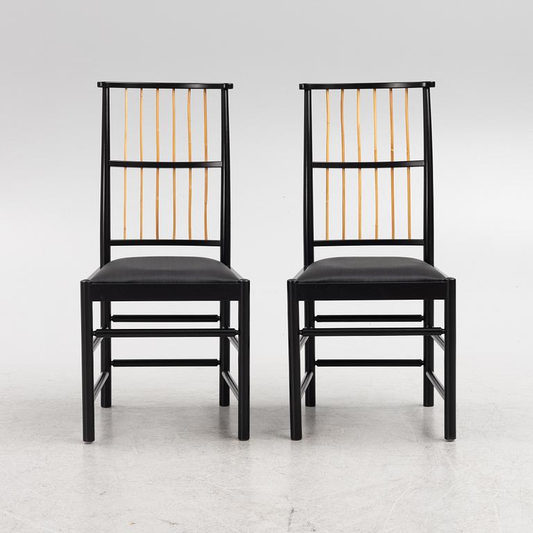 Josef Frank, chairs, a pair, model 2025, Firma Svenskt Tenn.