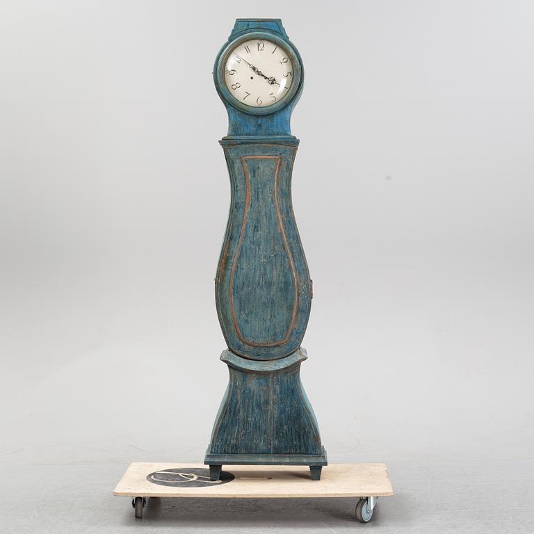 A Swedish longcase clock, first half of the 19th century.