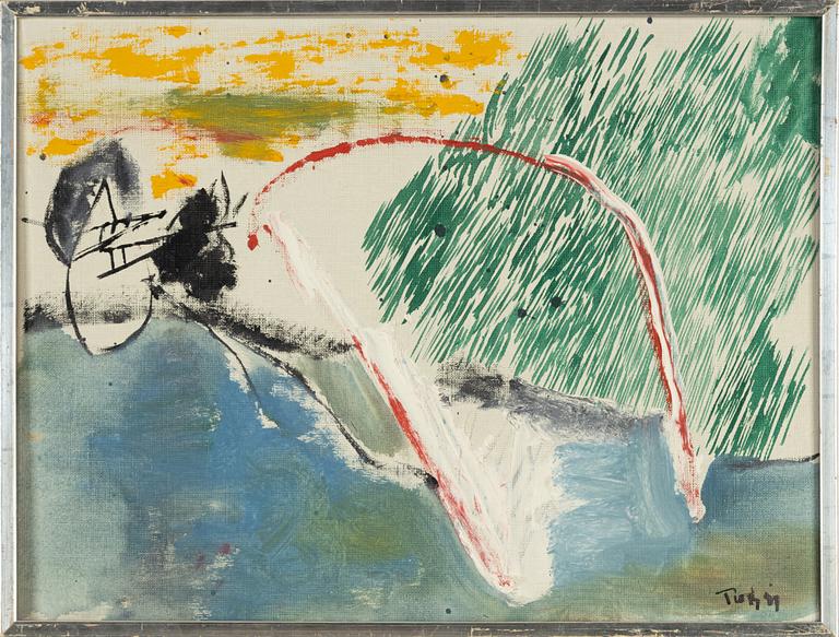 Ulf Trotzig, oil on canvas, signed.