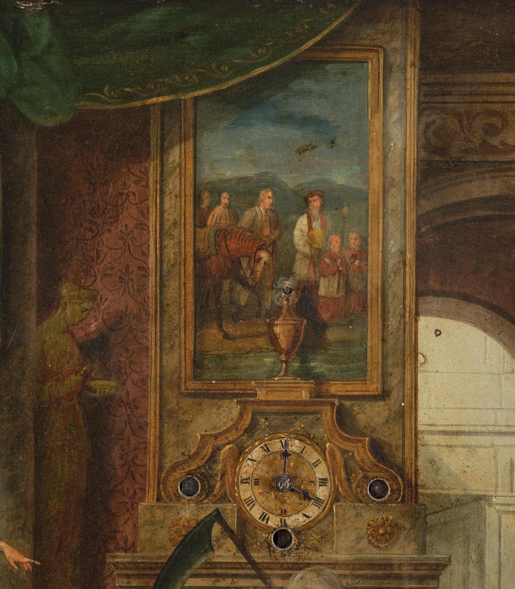 Carl Ludwig Hofmeister, The hour has struck. Clock painting.