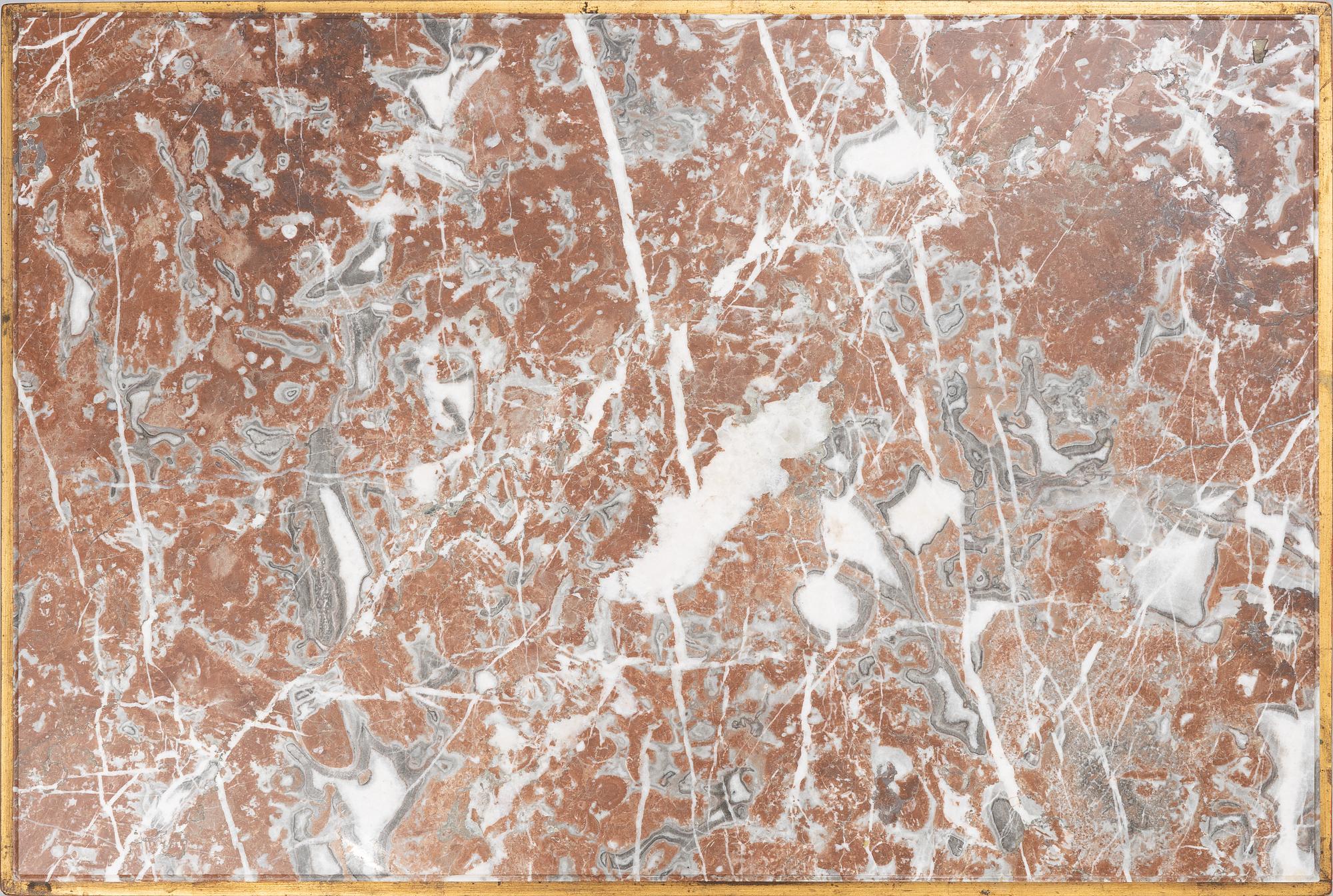 Soffa, 2 karmstolar, bord, gustaviansk stil, 1900-tal.