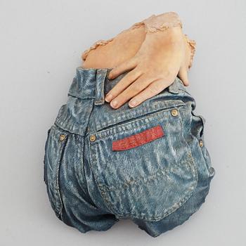 CAROLE FEUREMAN, plaster, 1981, signed and numbered 3/4 on verso.