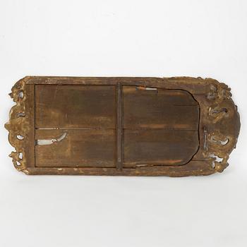 A Rococo mirror, second half of the 18th century.