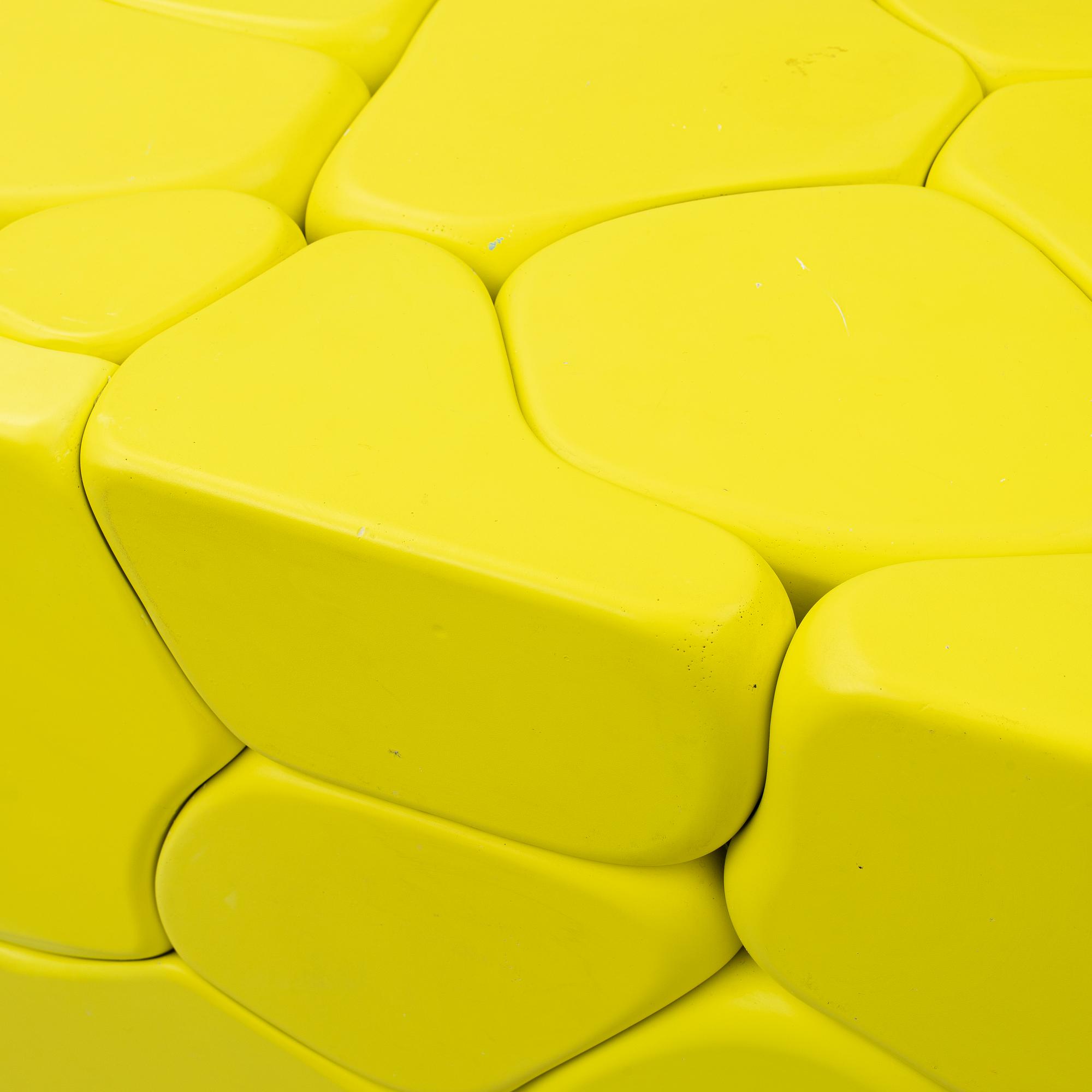 Soft Baroque, a unique “Puffy Brick” counter, 2020.