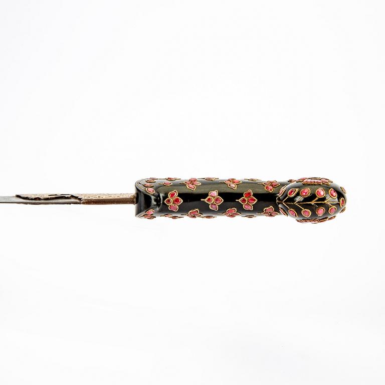 Khanjar, dagger, indopersian for the ottoman market, turn of the Century 1900 / early 20th Century.