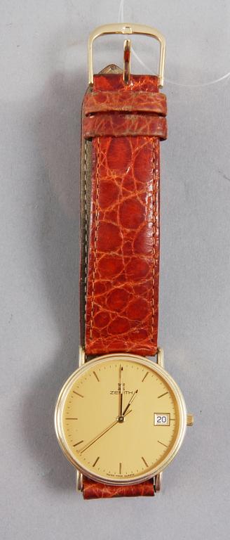 Armbandsur, Zenith, 14 K guld.