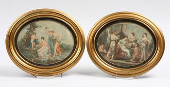SIDENTRYCK, 2 st. 1800-tal.
