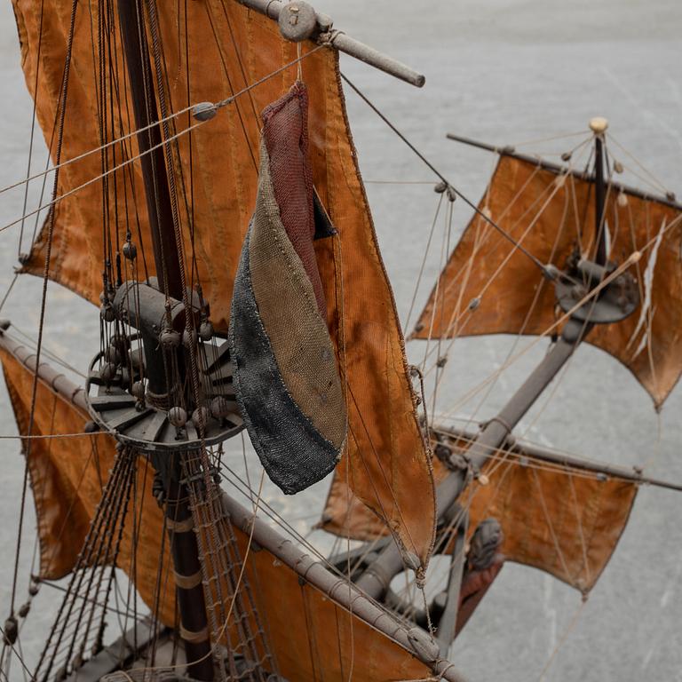 A modelship from the first half of the 20th century.