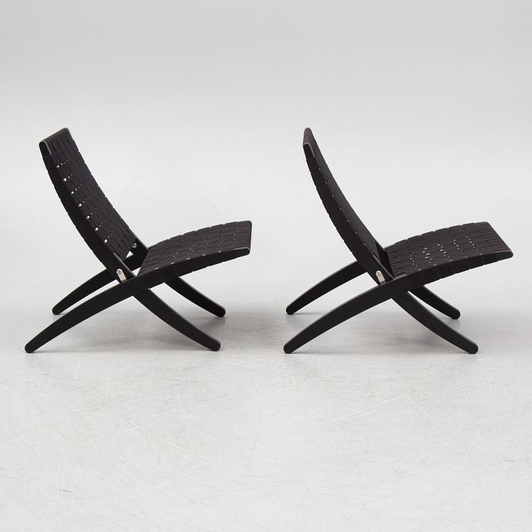 Morten Gøttler, armchairs, a pair, Cuba Chair, Carl Hansen, Denmark.