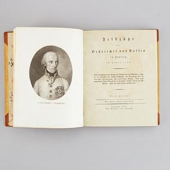 With coloured battle plans, 1800.