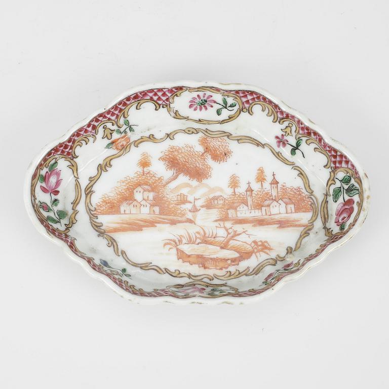 FAT, porslin, Qing dynastin, 1700-tal.