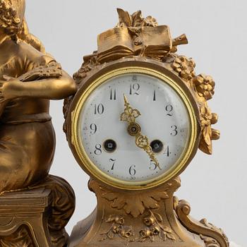 A mantle clock, second half of the 19th century.
