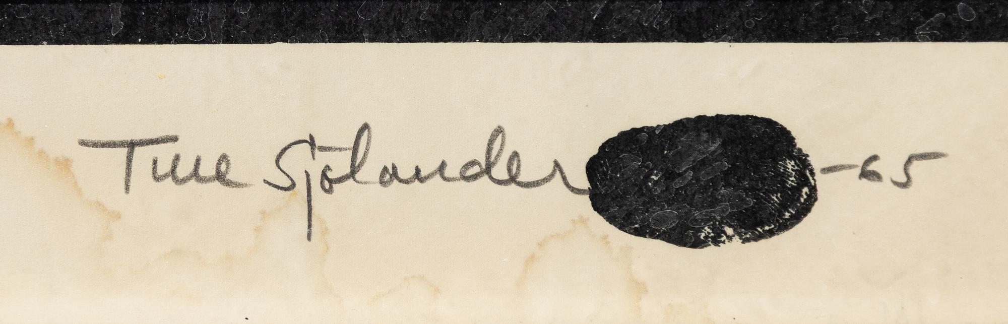 Ture Sjölander, Naked silhouettes.