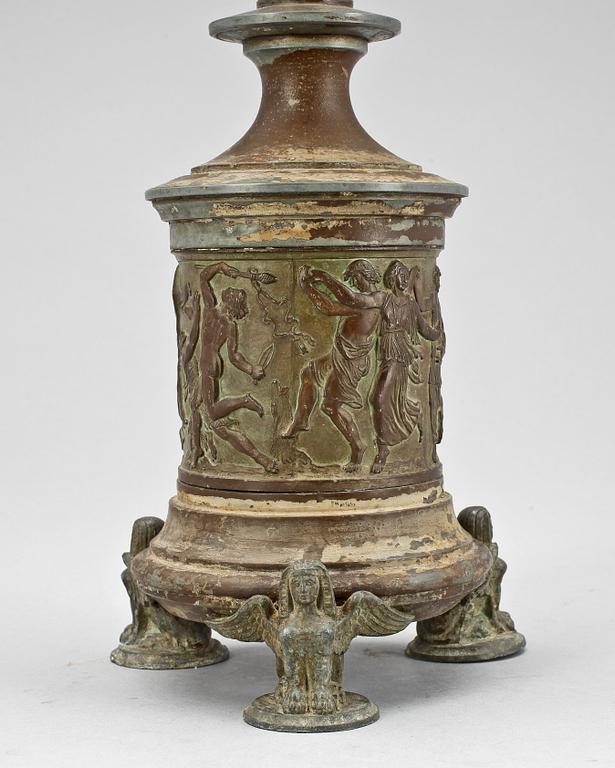 FOTOGENLAMPA, empirestil, tidigt 1900-tal.