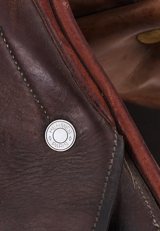 A 1980s saddle by Hermès.