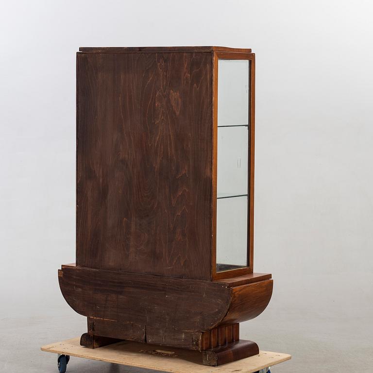 Vitrinskåp, art deco 1930-tal.