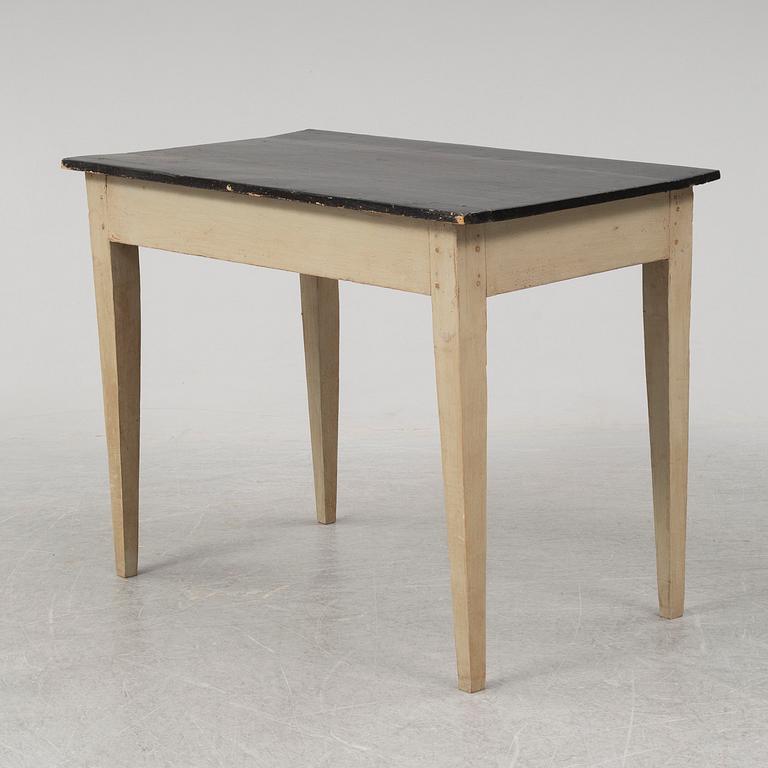 A first half of the 19th Century painted table.