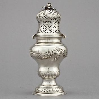 SOCKERRUSKA, silver, Danmark, 1782, vikt 230 g.