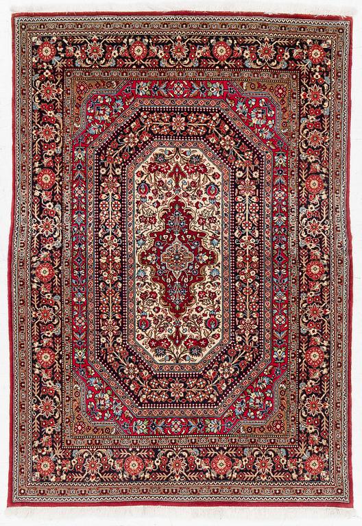 Ghom carpet, approx. 155 x 106 cm.