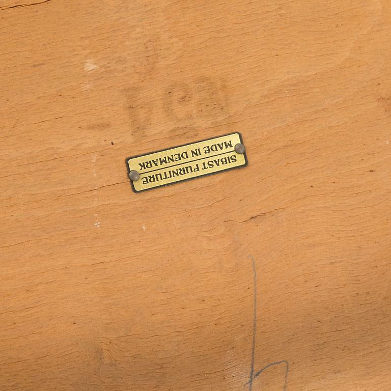 STOLAR, 4 st, etikettmärkta "Sibast Furniture, Made in Denmark".