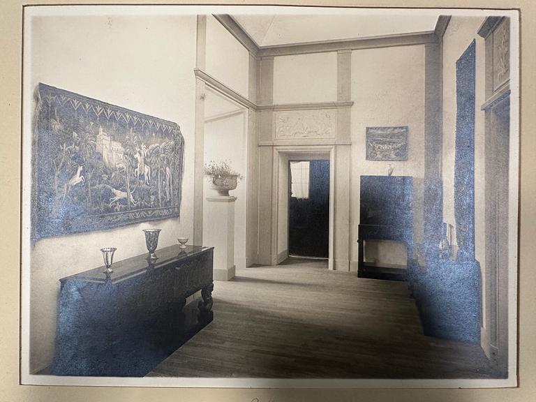 Carl Malmsten, a tapestry,  c. 213 x 113 cm, Handarbetets vänner, signed signed CM (V) dated 1920.