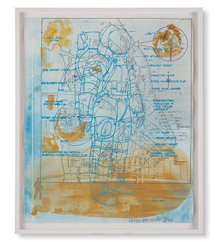 Robert Rauschenberg, "Trust Zone (Stoned Moon Series)".