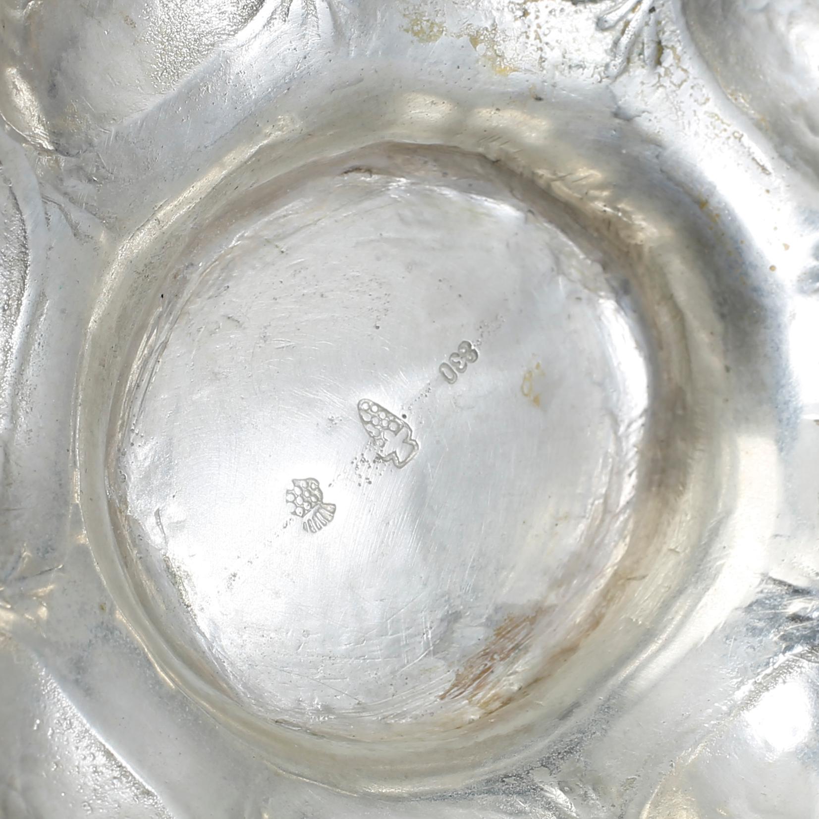 SKÅL, silver, barockstil, fantasistämplar. Svenska importstämplar från 1928. Vikt 365 gr.