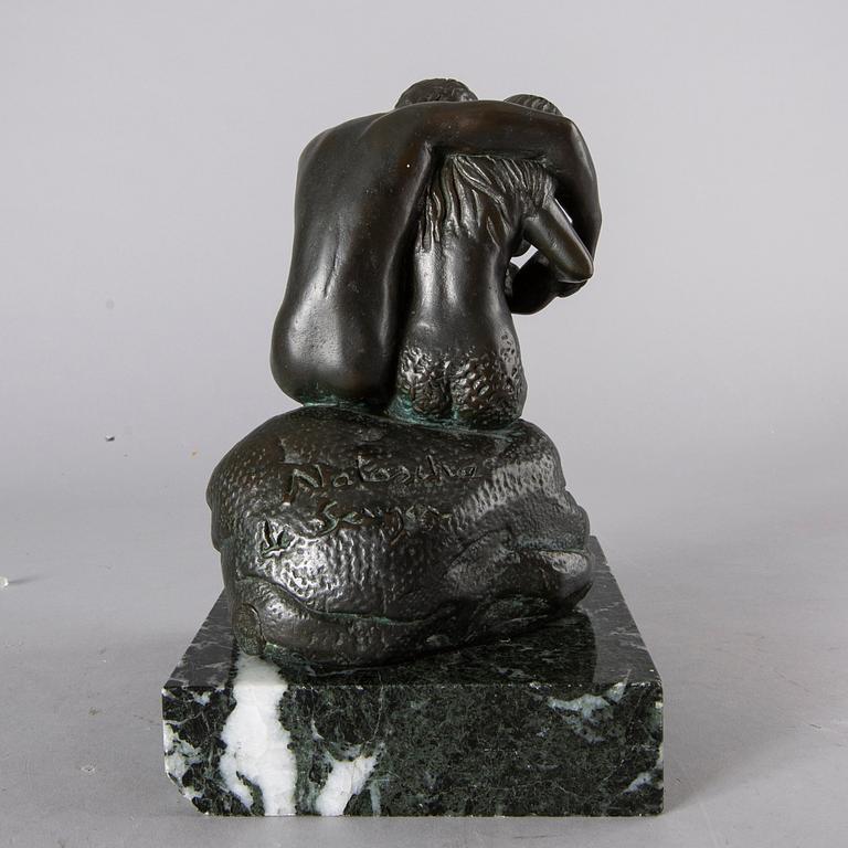 NATASCHA MICHEW EDELSTAM, skulptur, brons, signerad.