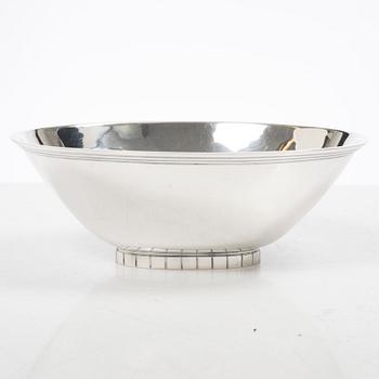 Eric Råström, skål, silver, firma CG Råström, Stockholm 1964.