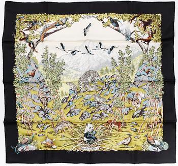 Hermès · HERMÉS SCARF, siden, "Sichuan".
