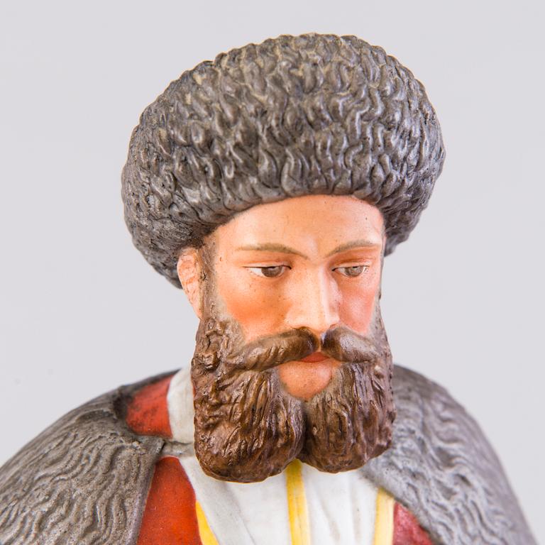 FIGURIN, biskviporslin, Gardner, Moskva, ca 1860-70-talet.