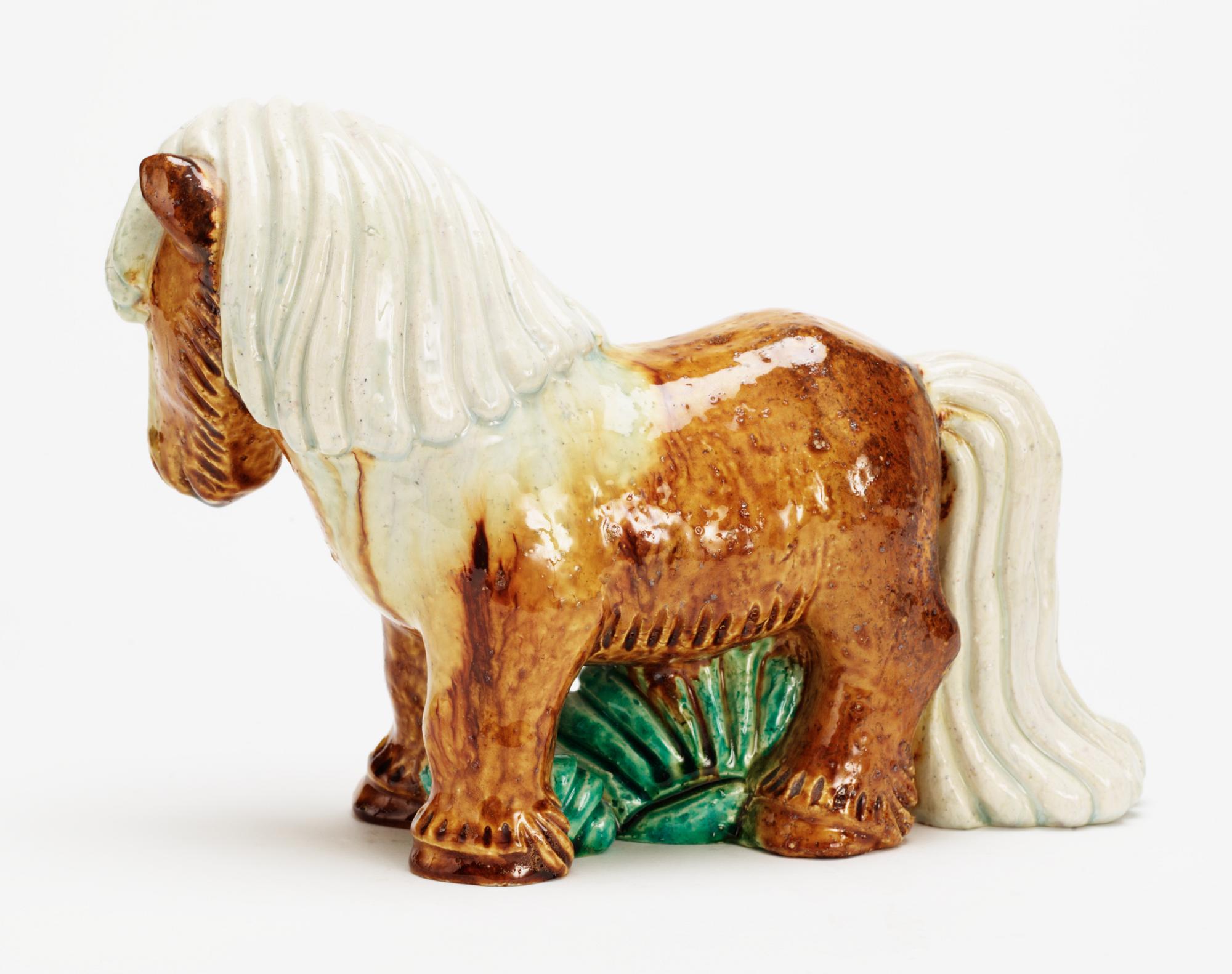 A Gunnar Nylund stoneware figure of a horse, Rörstrand.