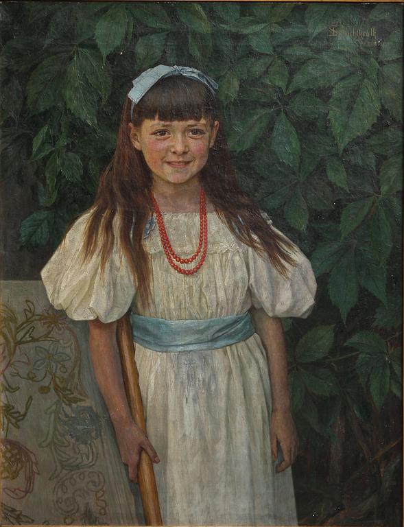 JOHANN CHRISTOPHER SCHLICHTKRULL, oljemålning, sign o dat 1897.