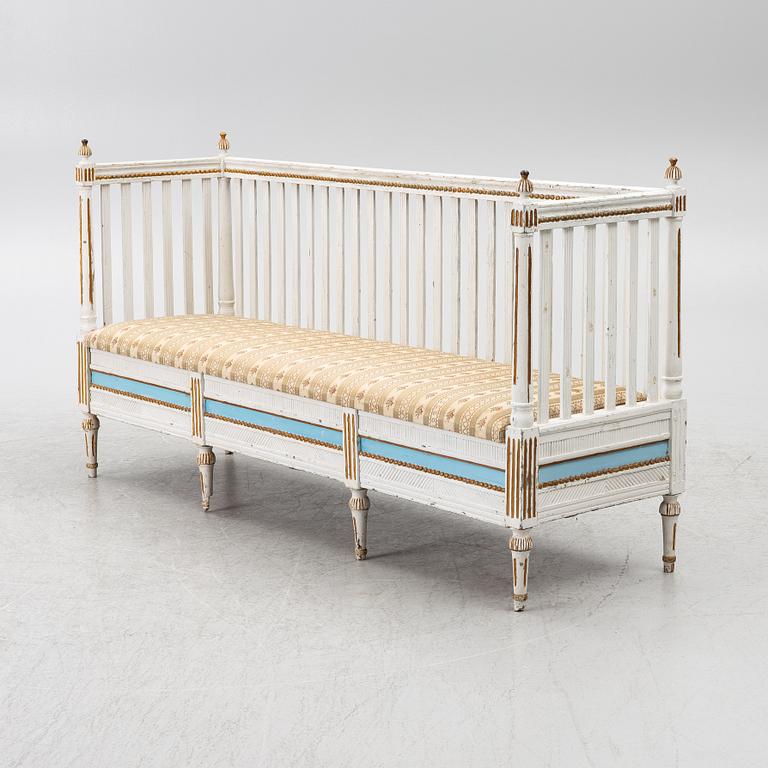 Sofa, late Gustavian, circa 1800.