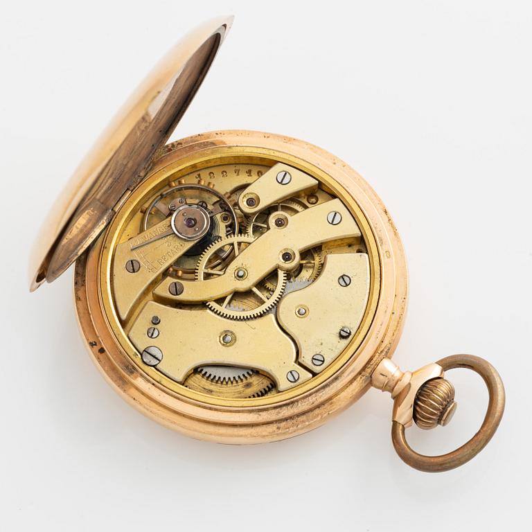 Pocket watch, hunter, 52.5 mm.