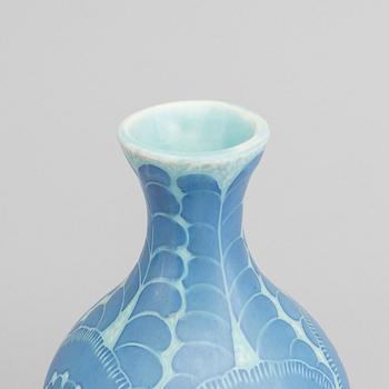 JOSEF EKBERG, vas, stengods, Gustavsberg, 1918.