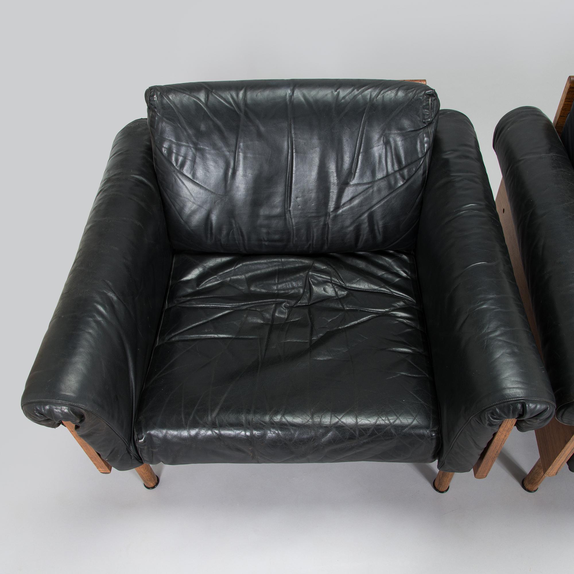 Yrjö Kukkapuro / Reino Ruokolainen, soffgrupp 4 delar, Haimi 1970-tal.