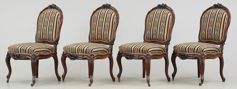 STOLAR, 4 st, rokokostil, 1900-talets början.