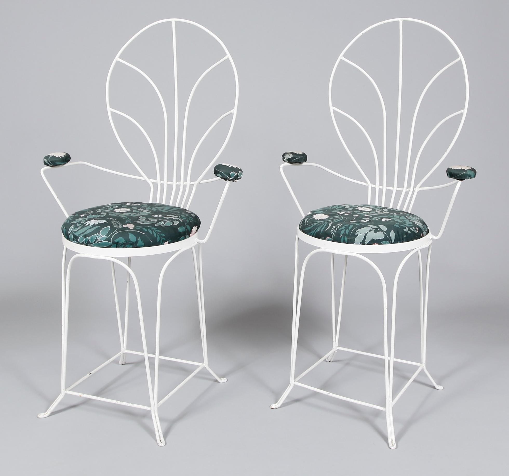 TRÄDGÅRDSTOLAR, 1 par, 1900-talets mitt.