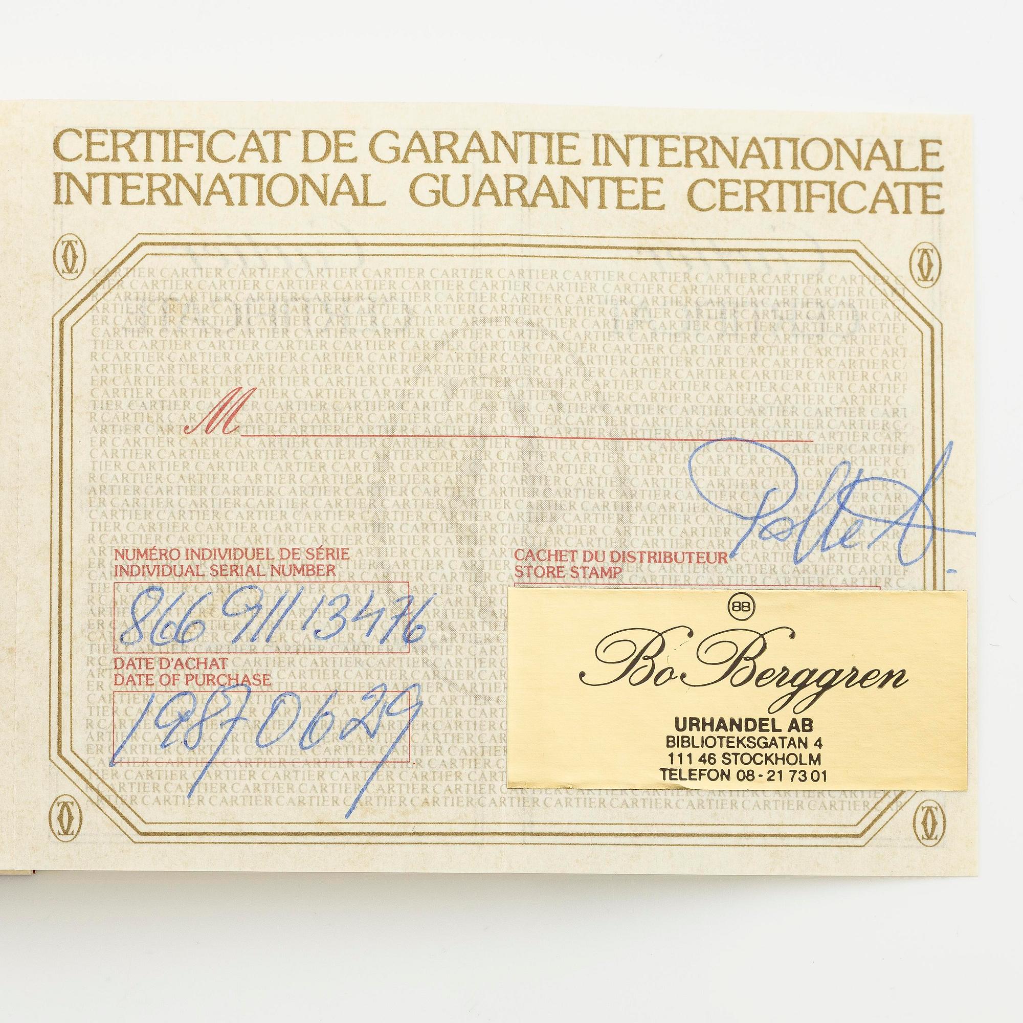 Cartier, Panthère, ca 1987.