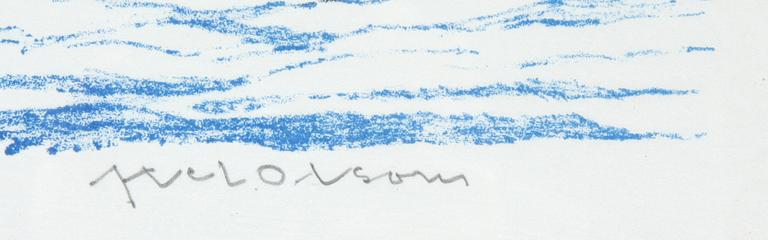 AXEL OLSON, färglitografi, sign o numr 259/260.
