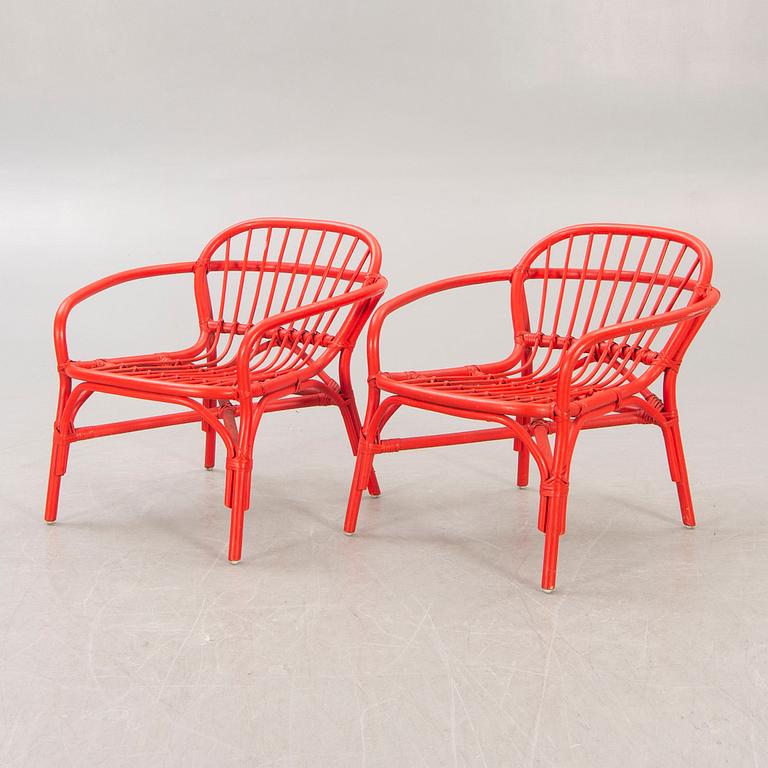 Knut Hagberg och Marianne Hagberg, a pair of Albacken armchairs for IKEA around 2011.