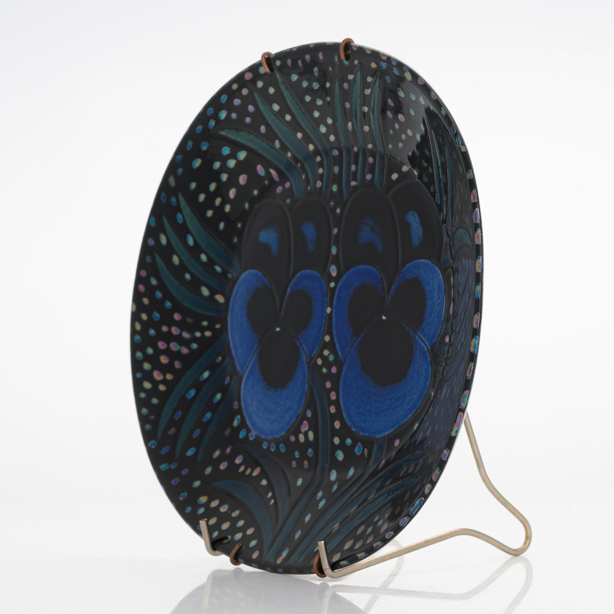 Birger Kaipiainen, vati, kivitavaraa, signeerattu Kaipiainen Arabia.