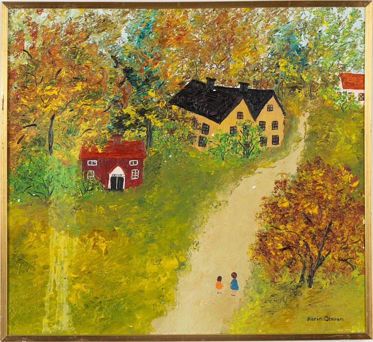 Karin Olsson, 'Gammelgårdsbacken'.