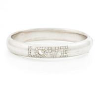 A Chopard 18K white gold bracelet set with round brilliant-cut diamonds, "Happy Diamonds".