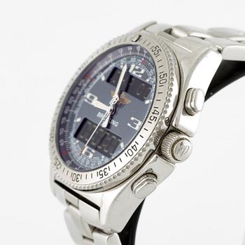Breitling, B-1, wristwatch, chronograph, 43.2 mm.