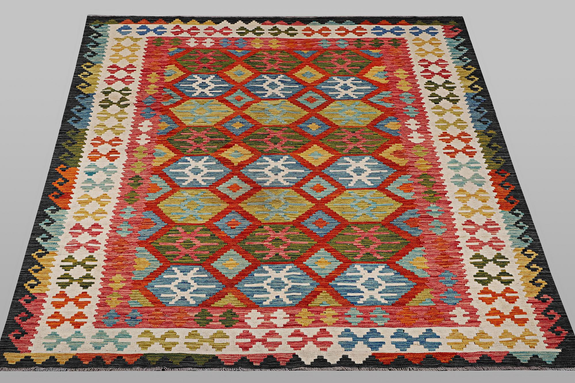 A carpet, Kilim, ca 293 x 200 cm.